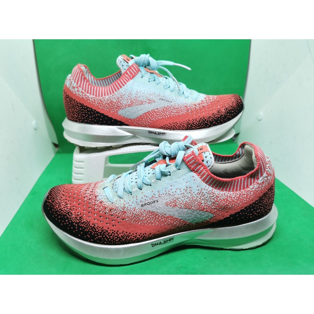 Brooks Levitate 2 1202791B872 Coral Blue Black Running Shoes Women's Size 9 M - Picture 16 of 16